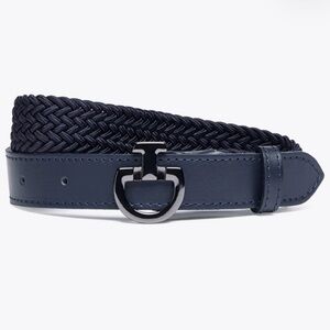 Cavalleria Toscana CT Young Rider Elasticated Belt - Navy